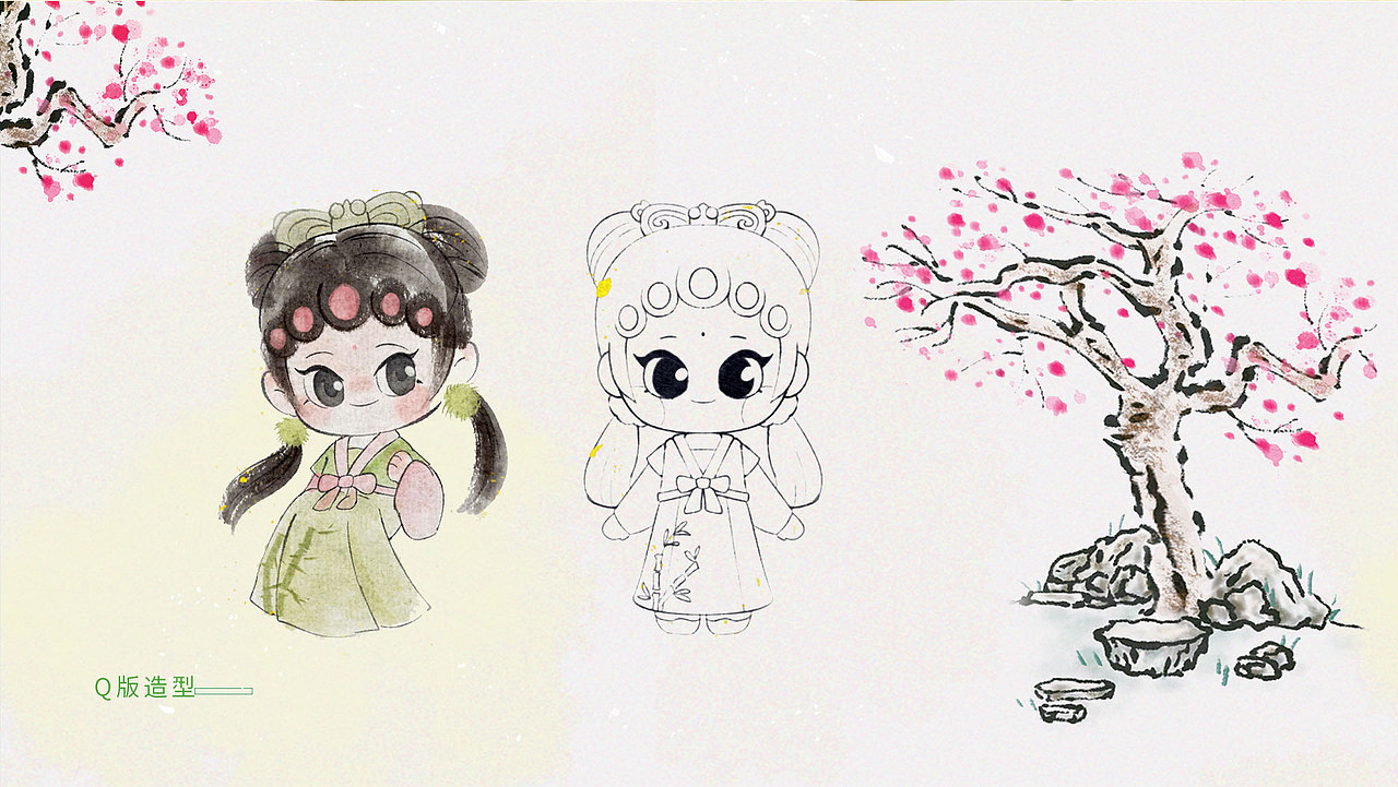 西泠印社——小师妹IP形象