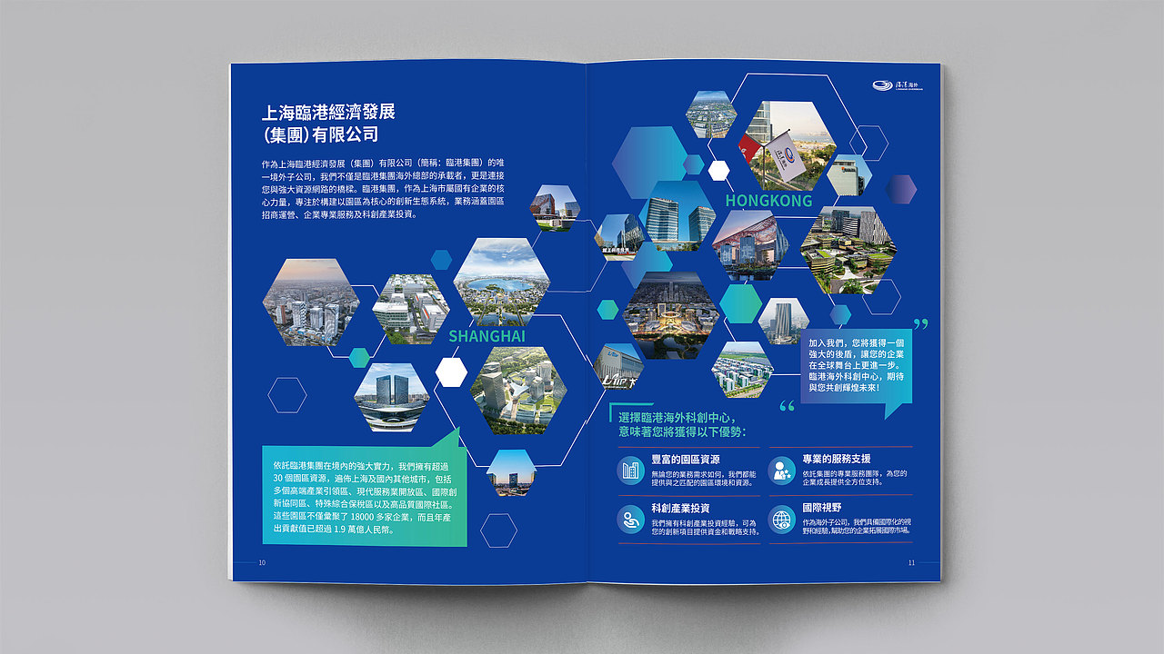 画册设计临港海外科创中心企业画册（图ZMzg1NzAwMzQw） - 书籍/画册 - 站酷设计师晏迪原创素材 - 站酷ZCOOL