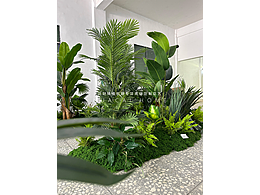 懶人苔蘚造景操作簡單，可拆卸可移動(dòng)，支持定制