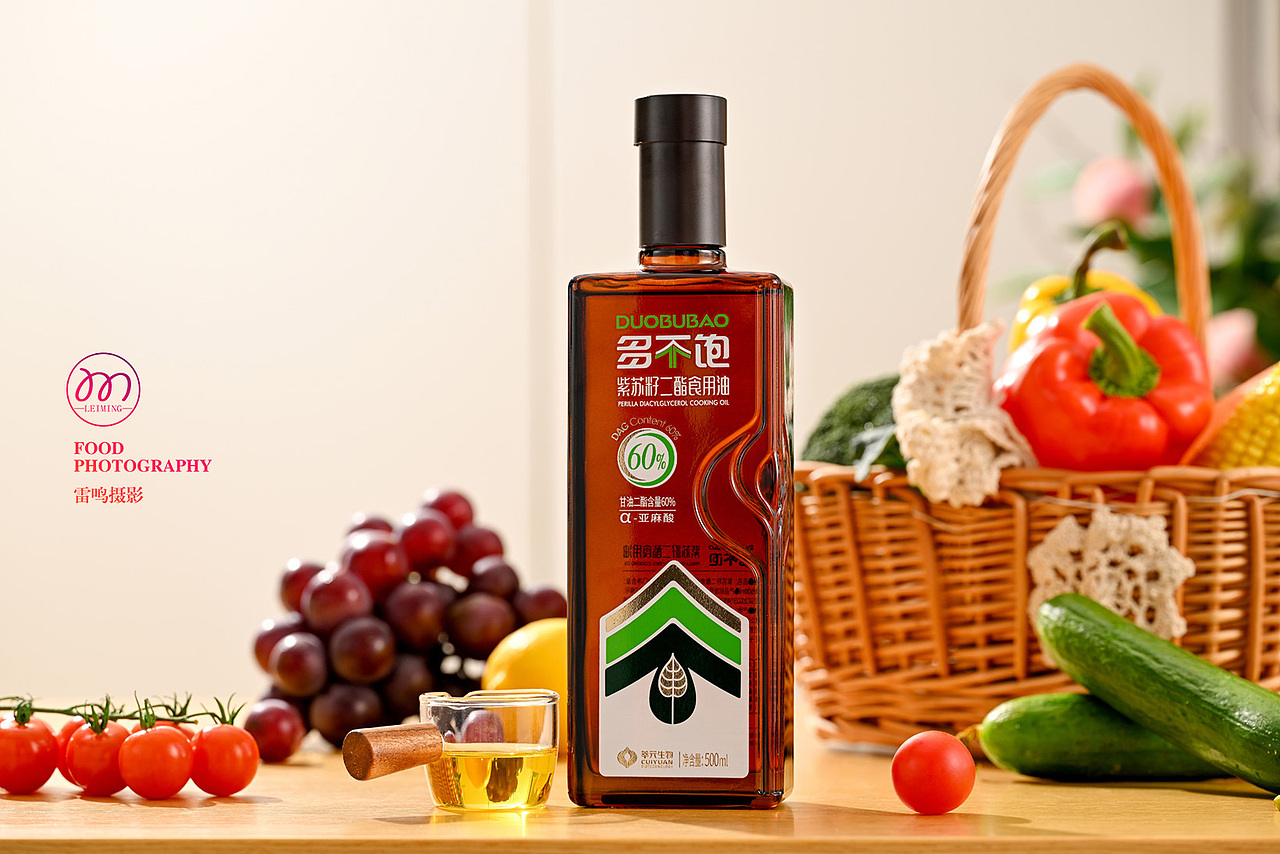 《食用紫苏油色拉米面粮油》美食 产品 哈尔滨雷鸣摄影