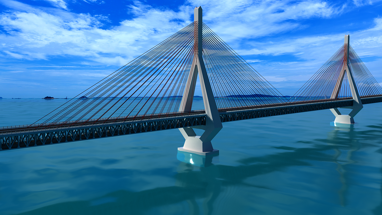 山东济南黄河公路大桥（图ZMzg1NzE4NTYw） - 建筑/空间 - 站酷设计师钟馗studio原创素材 - 站酷ZCOOL