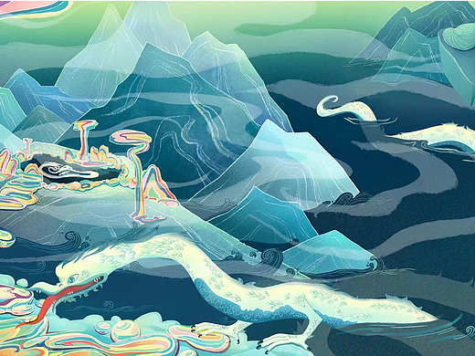 绘本-山海经插画设计