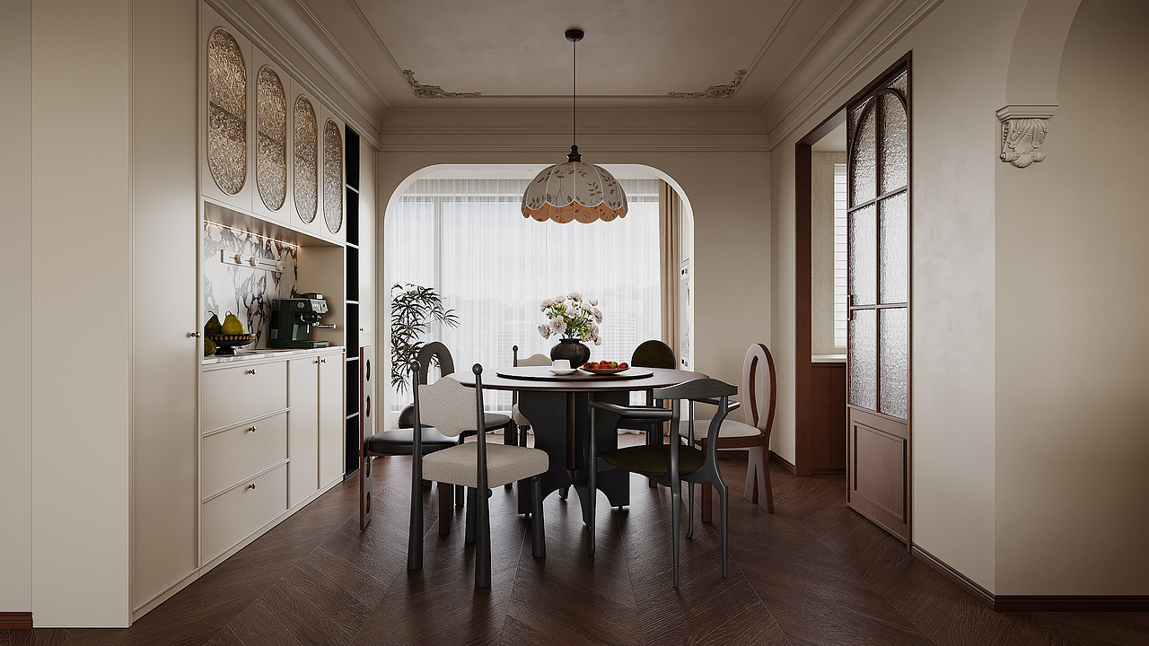 近期渲染｜法式中古