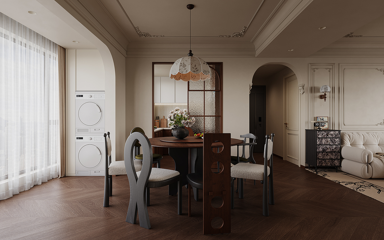 近期渲染｜法式中古