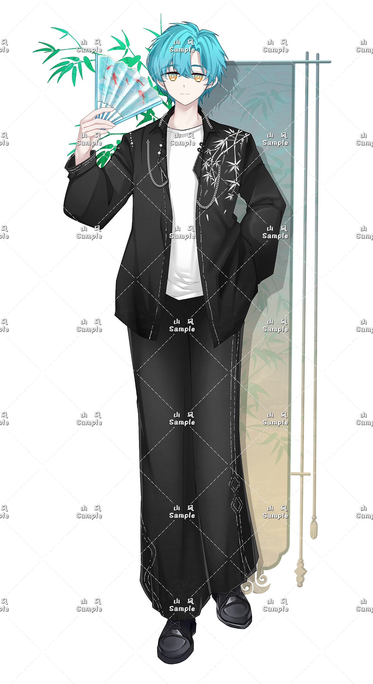 一套中式汉服稿子【稿子勿用】（图ZMzg1NzM5MjE2） - 商业插画 - 站酷设计师单岚原创素材 - 站酷ZCOOL