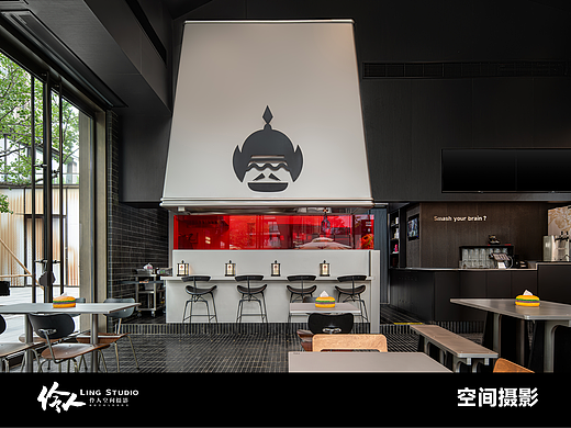 空间摄影｜上海·Unir咖啡店&汉堡店