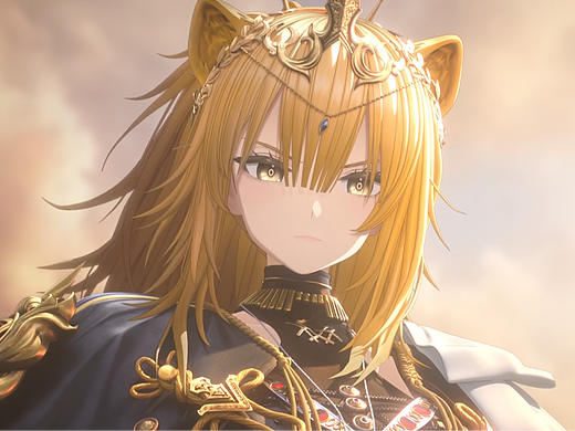 《明日方舟》[追迹日落以西」(角色特效 布料、头发)