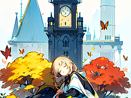 一组漫画版人物立绘