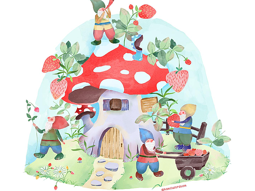 神奇的村庄《插画作品总结》