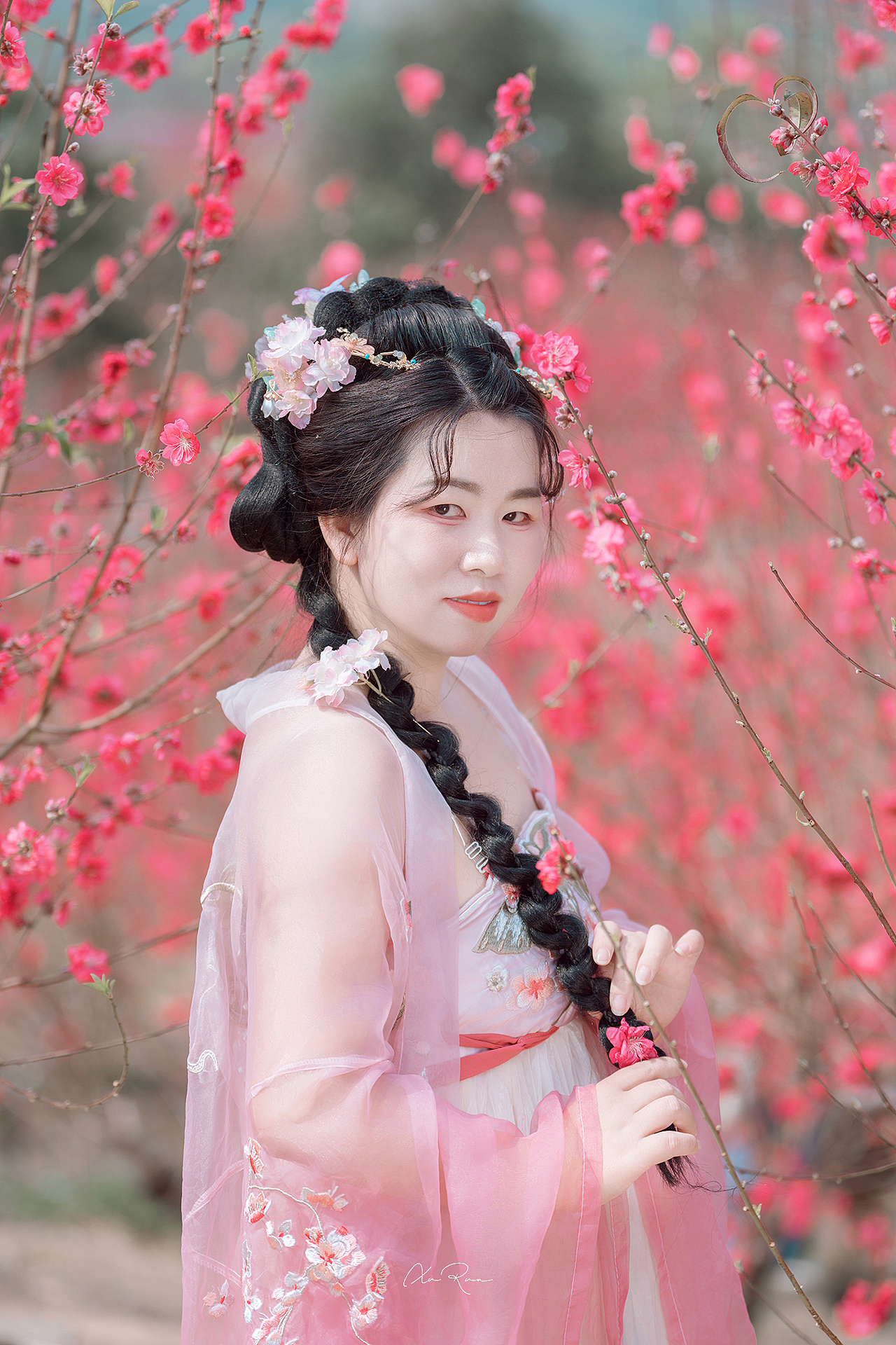 水濂山桃花🌸春日浪漫必打卡（图ZMzg1NzYwNjYw） - 人像摄影 - 站酷设计师许润原创素材 - 站酷ZCOOL