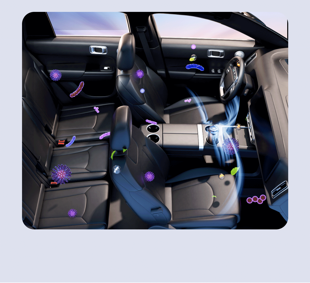 车载空气净化器 加湿器 空气消毒机 行车记录仪 香薰