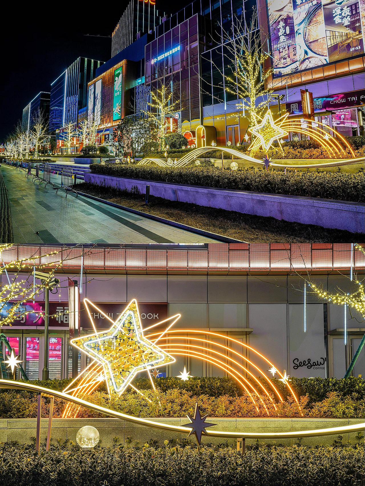 《幻光织梦：灯光艺术装置点亮的诗意梦境》（图ZMzg1NzYzODA0） - 商业空间设计 - 站酷设计师蚂蚁道具原创素材 - 站酷ZCOOL