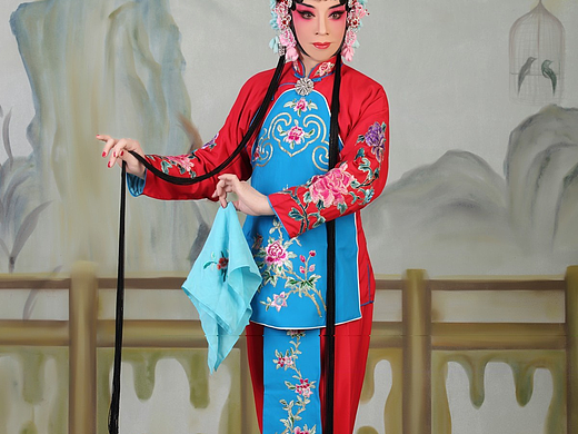 我的京剧照   旦角戏曲花旦   拾玉镯孙玉姣