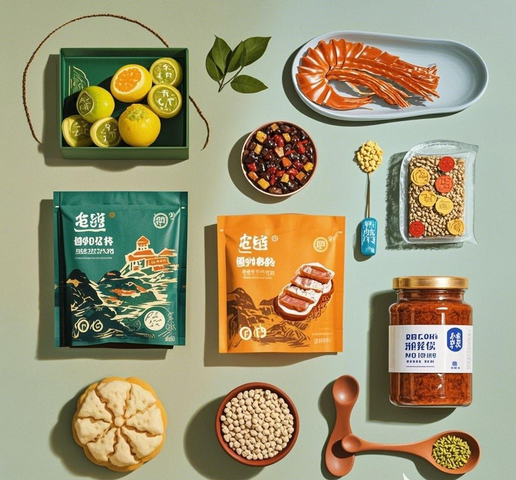 文旅特产食品公司品牌设计，如何用颜色突出层次感？（图ZMTUwMzEwMjg=） - 资讯 - 站酷设计师深圳智恩品牌策划原创素材 - 站酷ZCOOL