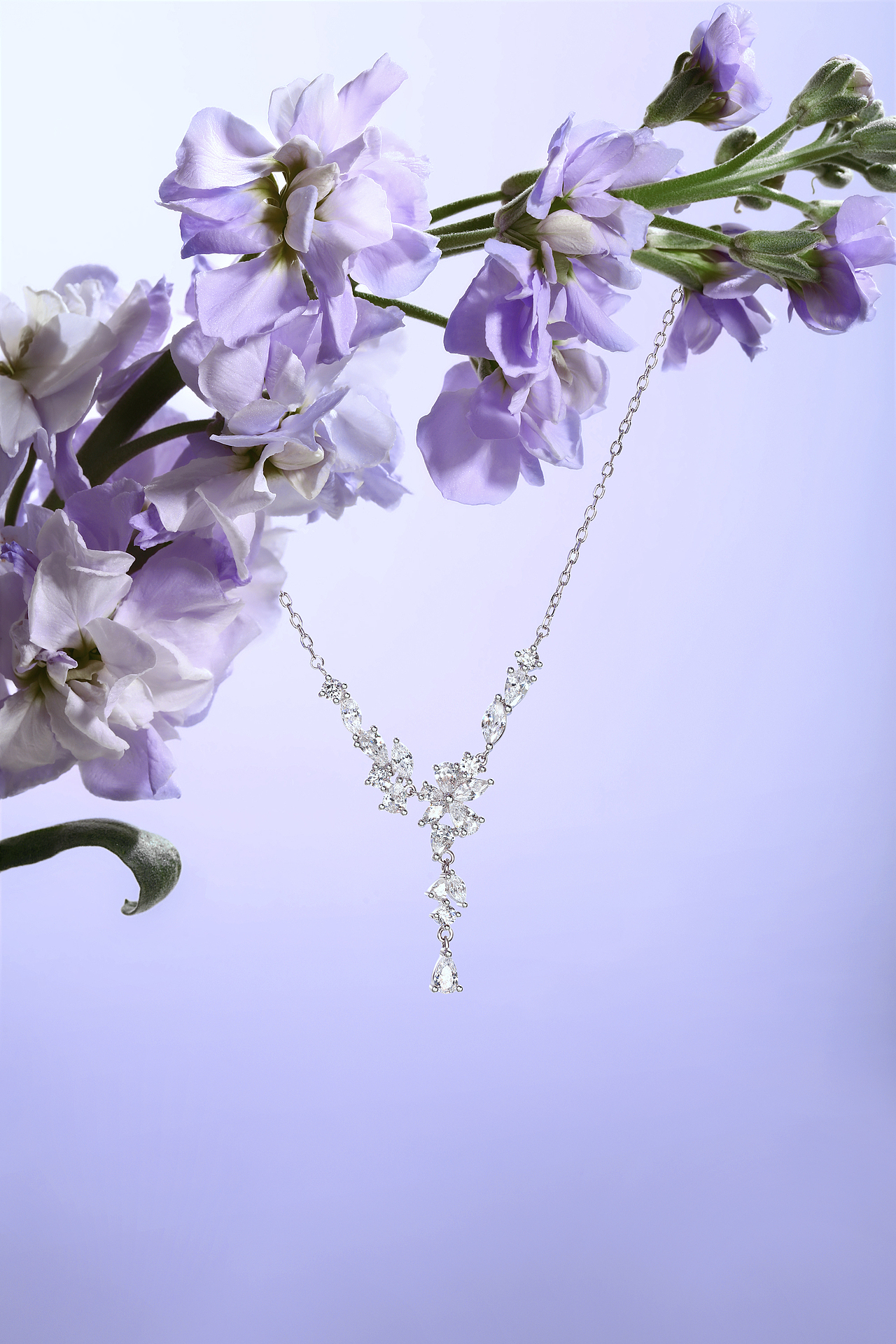 饰品丨范琦紫藤花系列