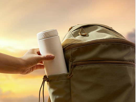 产品摄影｜小熊典雅保温杯