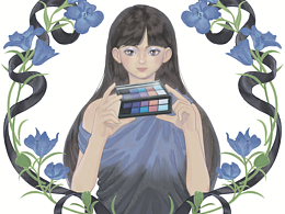 化妆品插画练习