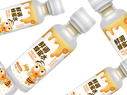 鲜调蜂蜜水包装设计