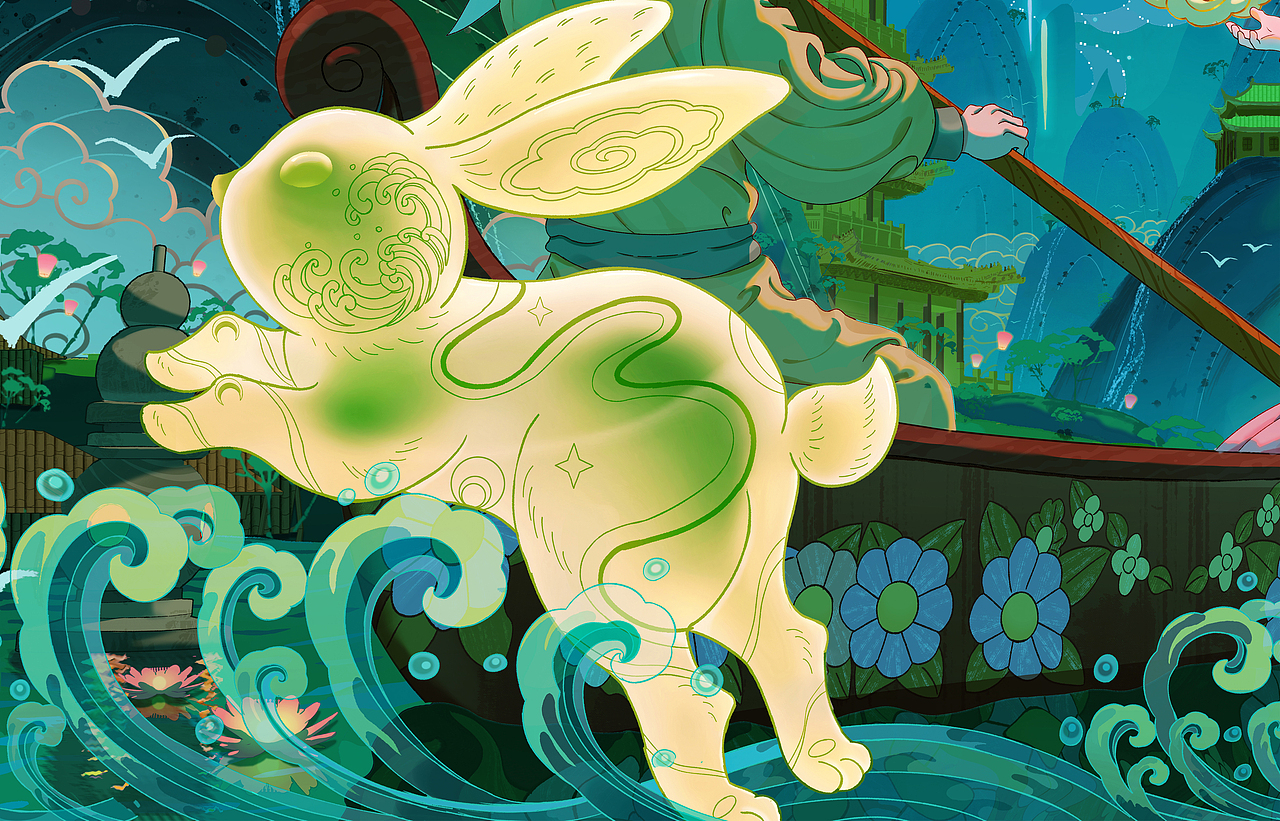 龙年插画（图ZMzg1NzgxMzM2） - 商业插画 - 站酷设计师盐马原创素材 - 站酷ZCOOL