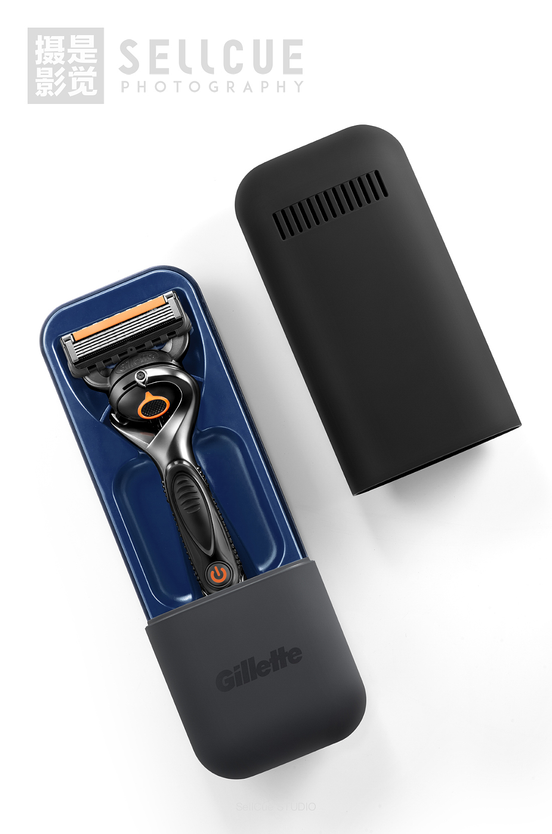 吉列剃须刀 拍摄修图