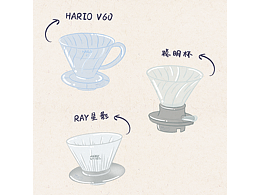 手繪咖啡器具