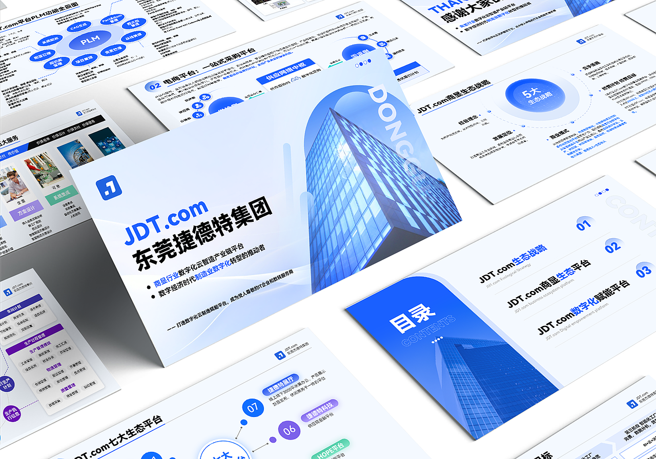 蓝色渐变科技风商务PPT（图ZMzg1ODA4NDk2） - PPT/Keynote - 站酷设计师想和茶蛋走花路原创素材 - 站酷ZCOOL