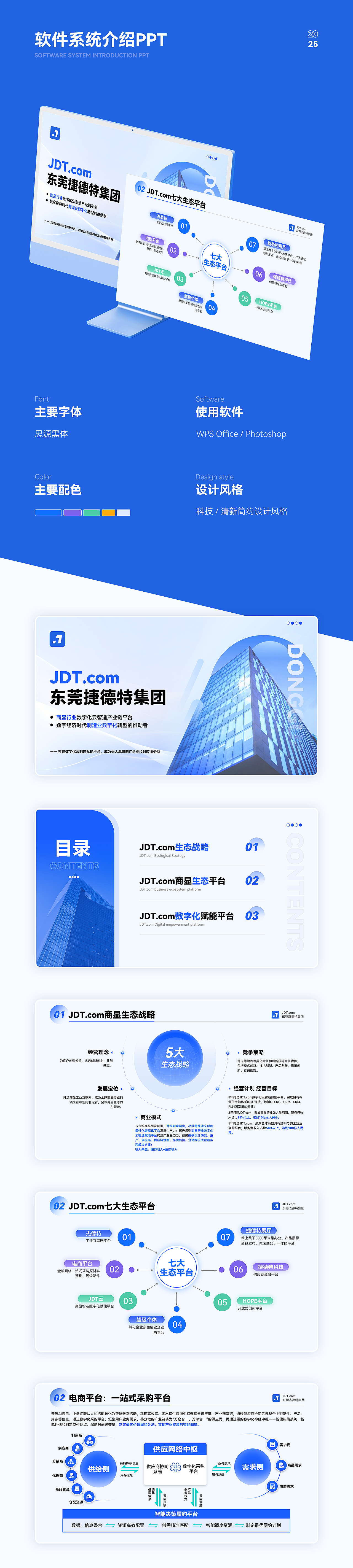 蓝色渐变科技风商务PPT（图ZMzg1ODEwMTE2） - PPT/Keynote - 站酷设计师想和茶蛋走花路原创素材 - 站酷ZCOOL