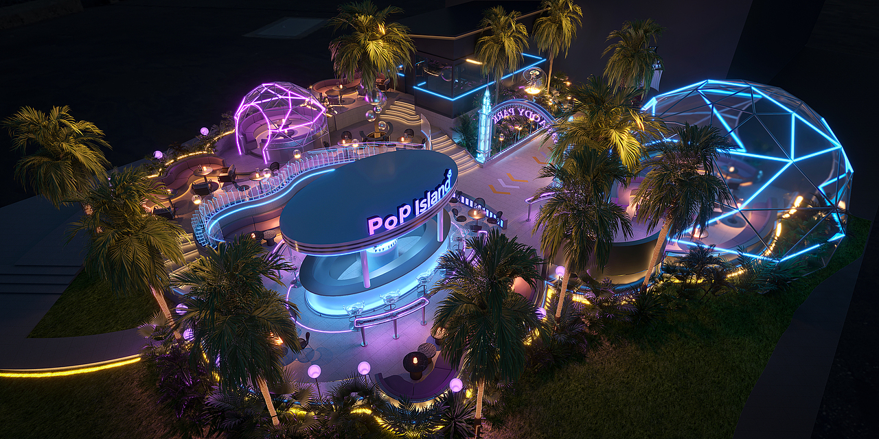 主题酒吧外摆（图ZMzg1ODE4MDA4） - 建筑/空间 - 站酷设计师月入一点点原创素材 - 站酷ZCOOL