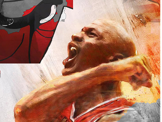 练习作品：视觉设计（球鞋海报）