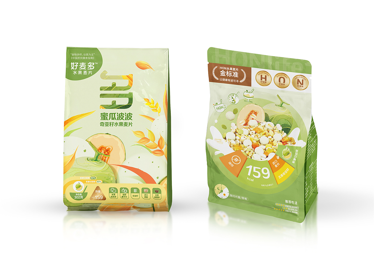 好麦多-水果麦片/即食麦片/健康代餐（图ZMzg1ODI2NDY4） - 包装 - 站酷设计师周二到周五放假原创素材 - 站酷ZCOOL
