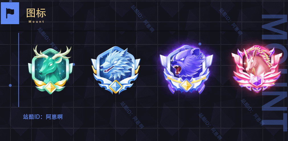 贵族勋章动效设计