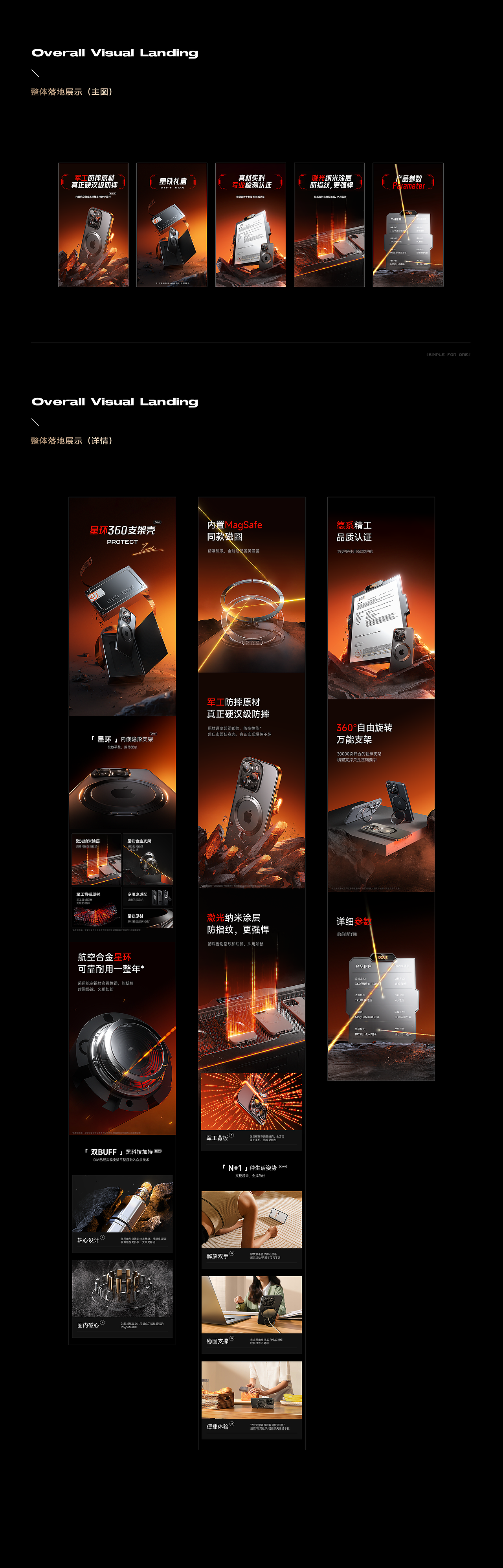 DIVI第一卫丨星环支架壳详情页丨视觉全案（图ZMzg1ODM4MzM2） - 电商 - 站酷设计师高兴G_G原创素材 - 站酷ZCOOL