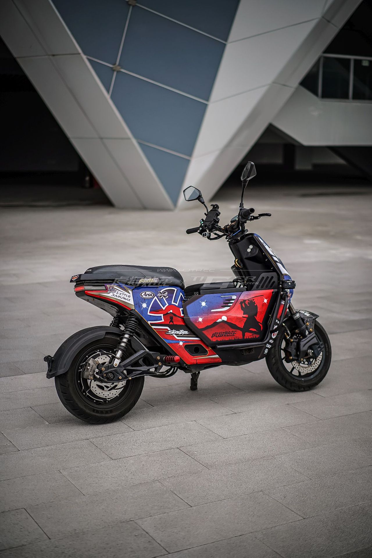 本田UBE电动车 Arai侍-蓝-DANI SAMURAI-2 BLUE