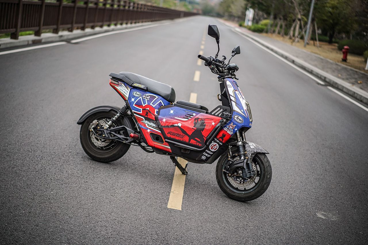 本田UBE电动车 Arai侍-蓝-DANI SAMURAI-2 BLUE