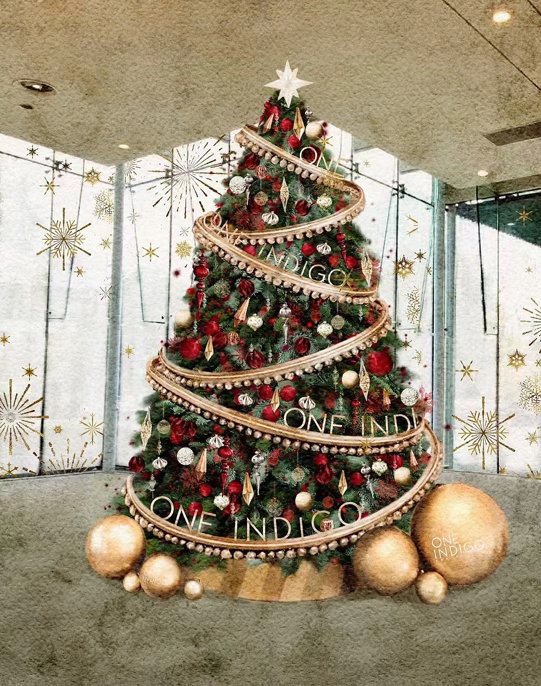 圣誕樹手繪（圖ZMzg1ODYwNjQ4） - 商業(yè)插畫 - 站酷設(shè)計師對兒勾原創(chuàng)素材 - 站酷ZCOOL