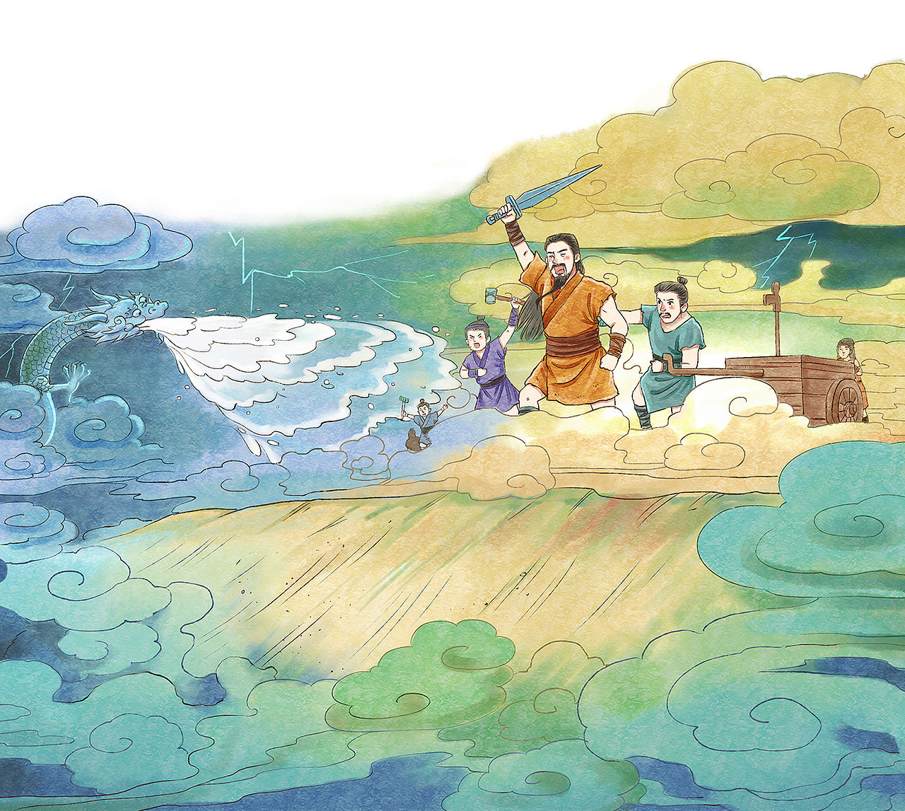 中华上下五千年（图ZMzg1ODYxNjQw） - 儿童插画 - 站酷设计师爱言原创素材 - 站酷ZCOOL