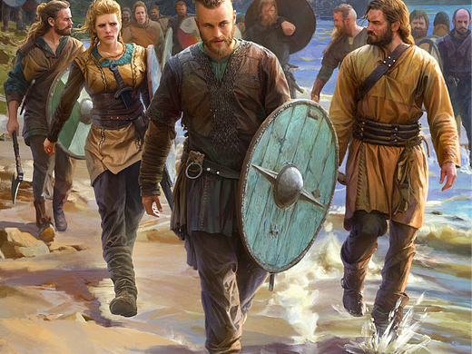Vikingard（个人主页-ZNzE0MjM5Njg=） - 商业插画 - 站酷设计师鹿野fb原创素材 - 站酷ZCOOL