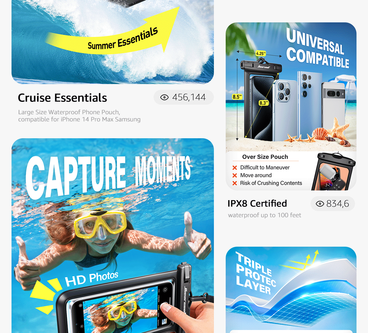 手机防水袋全案视觉（图ZMzg1ODgzMjQ4） - 电商 - 站酷设计师UUU9012原创素材 - 站酷ZCOOL