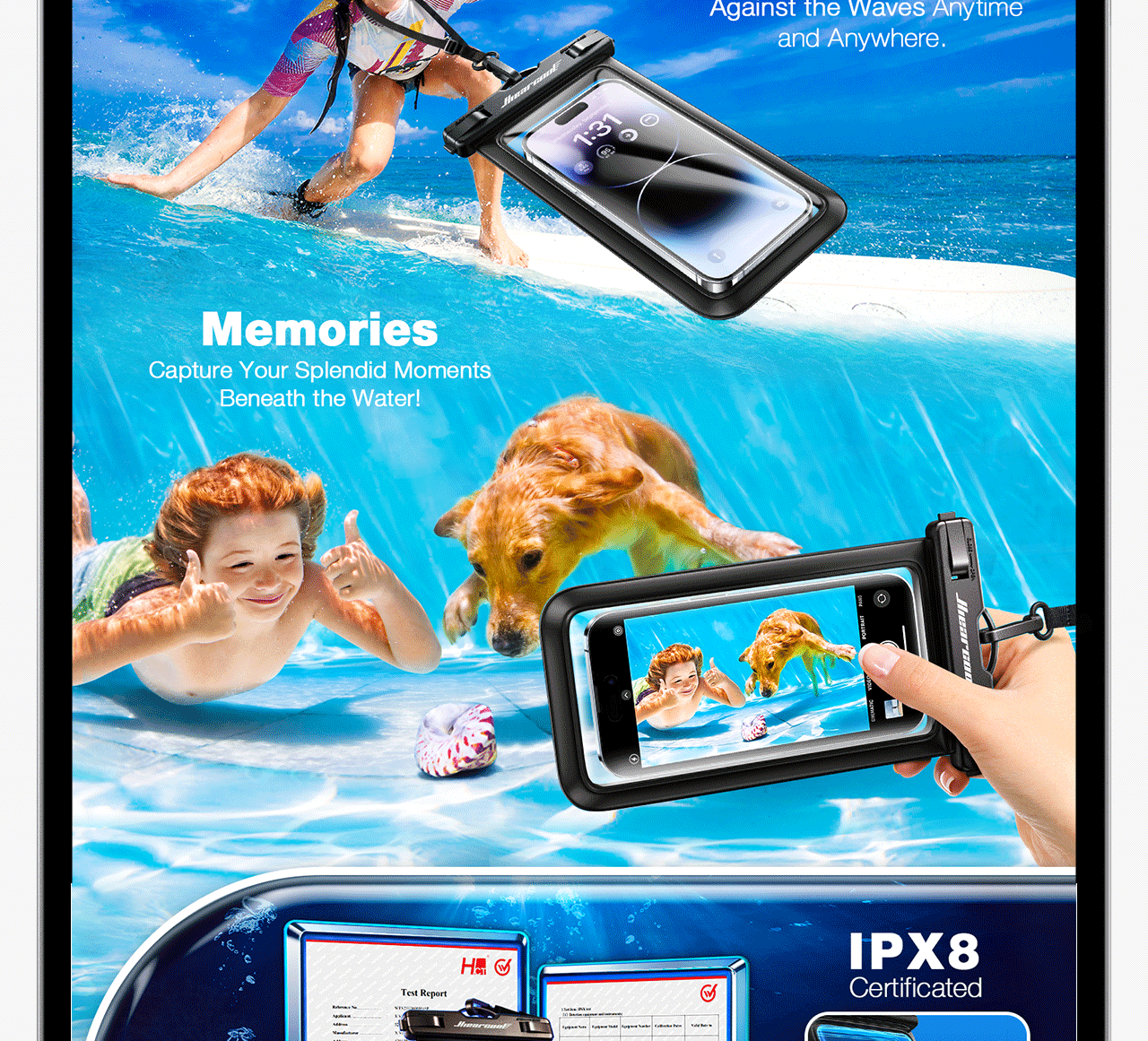 手机防水袋全案视觉（图ZMzg1ODgzMjY4） - 电商 - 站酷设计师UUU9012原创素材 - 站酷ZCOOL