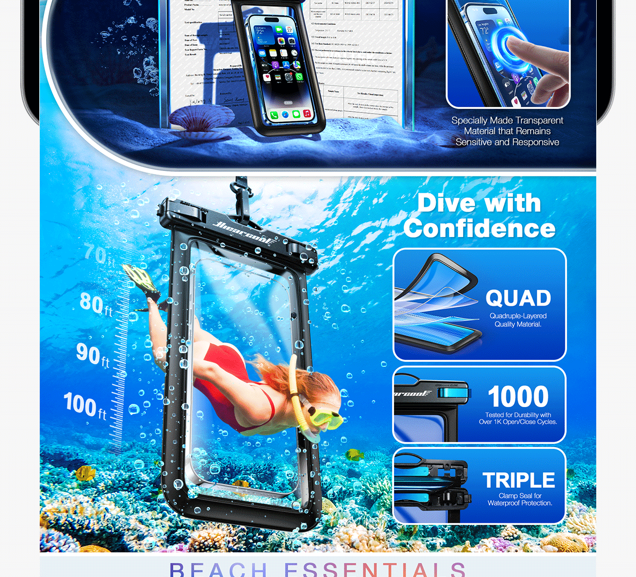 手机防水袋全案视觉（图ZMzg1ODgzMjU2） - 电商 - 站酷设计师UUU9012原创素材 - 站酷ZCOOL