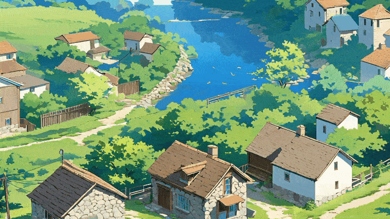 AIGC动态海报-童年记忆