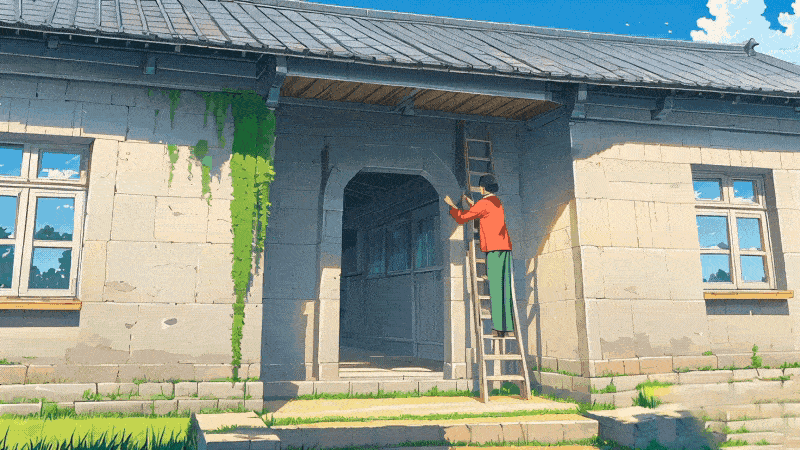 AIGC动态海报-童年记忆