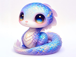 AICG丨Q版幻想生物龙蛇