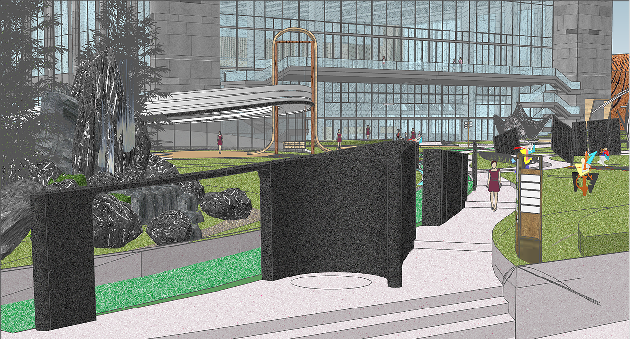 校园空地改造 景观设计