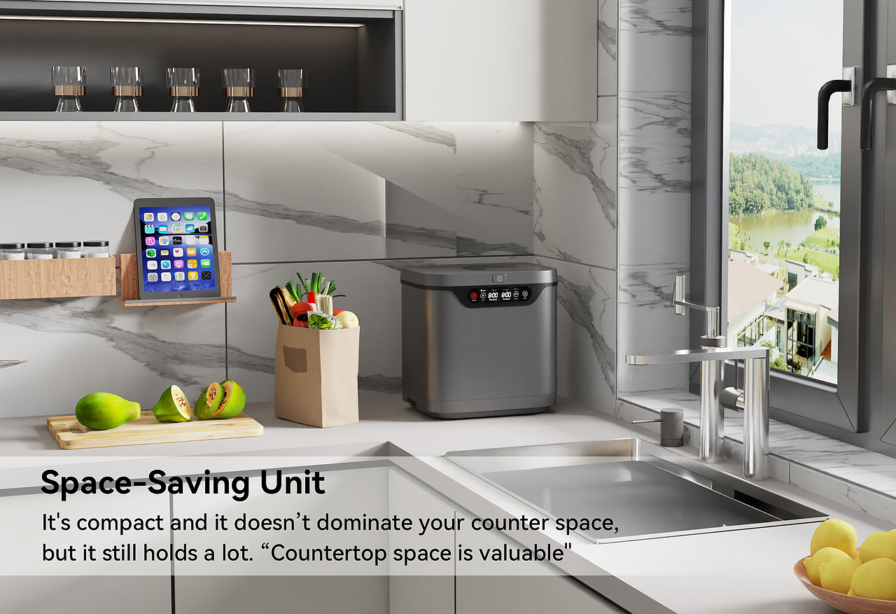 厨余机 渲染,阿里 亚马逊详情