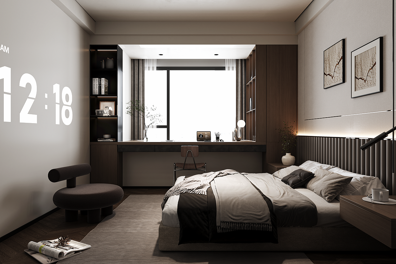 这样的卧室会很想睡觉…（图ZMzg1OTExMDY4） - 家装设计 - 站酷设计师皮蛋视觉表现原创素材 - 站酷ZCOOL