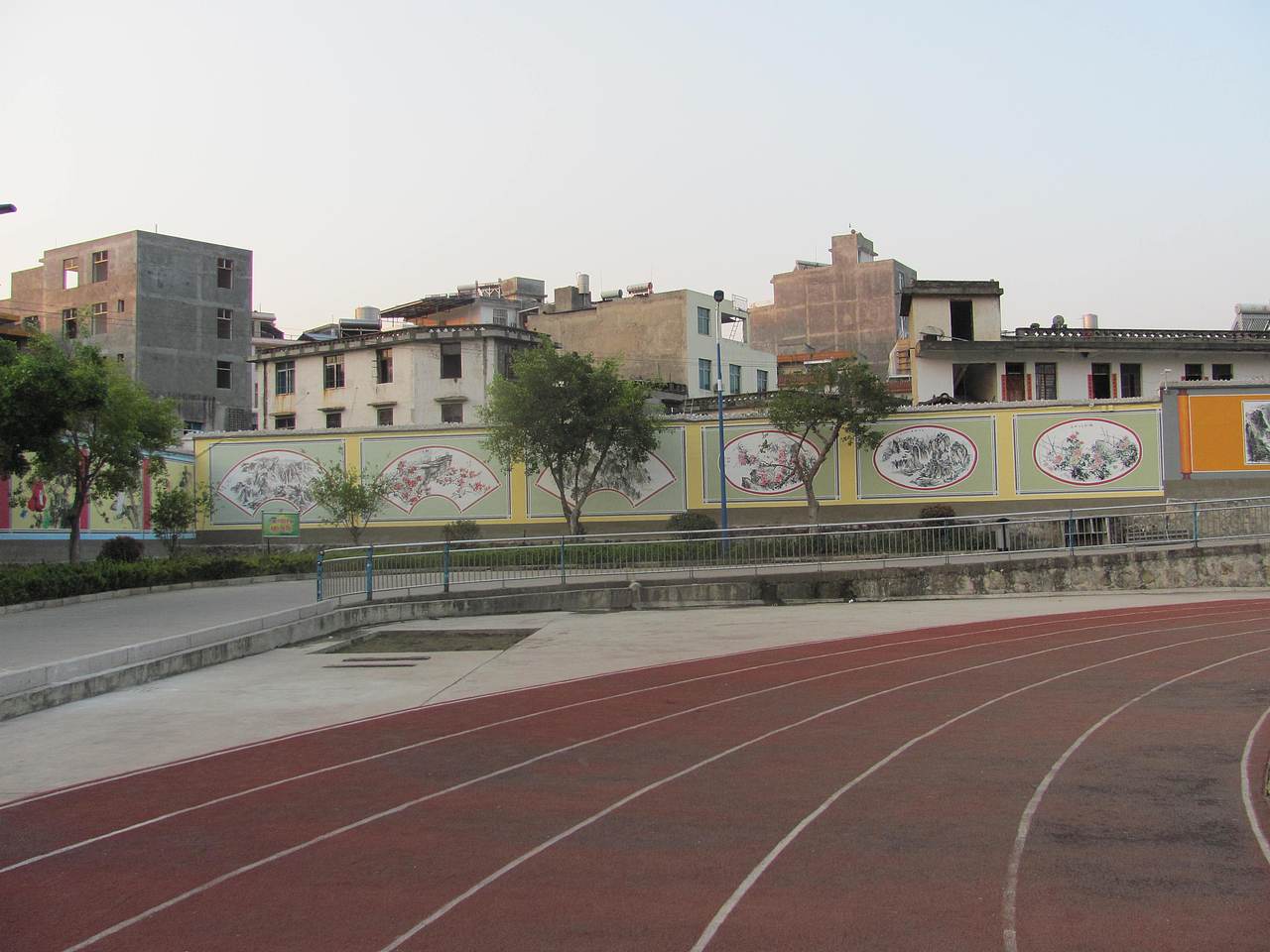 丽江市华坪县华坪第二中学校园文化墙（图ZMzg1OTEzMzY0） - 其他 - 站酷设计师云南昆明壁画墙绘原创素材 - 站酷ZCOOL