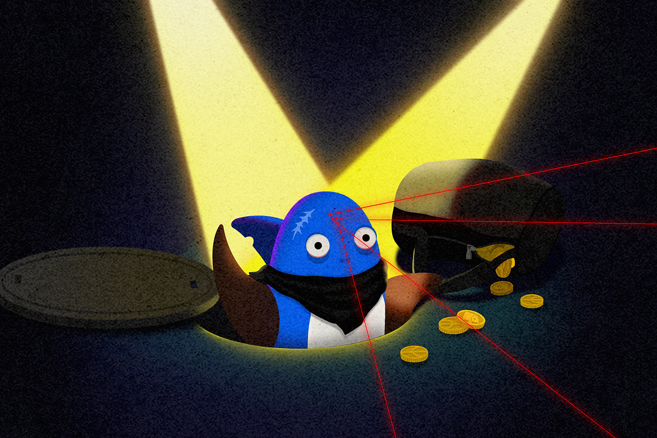 原创插画《在逃沙丁》系列|小四格漫画