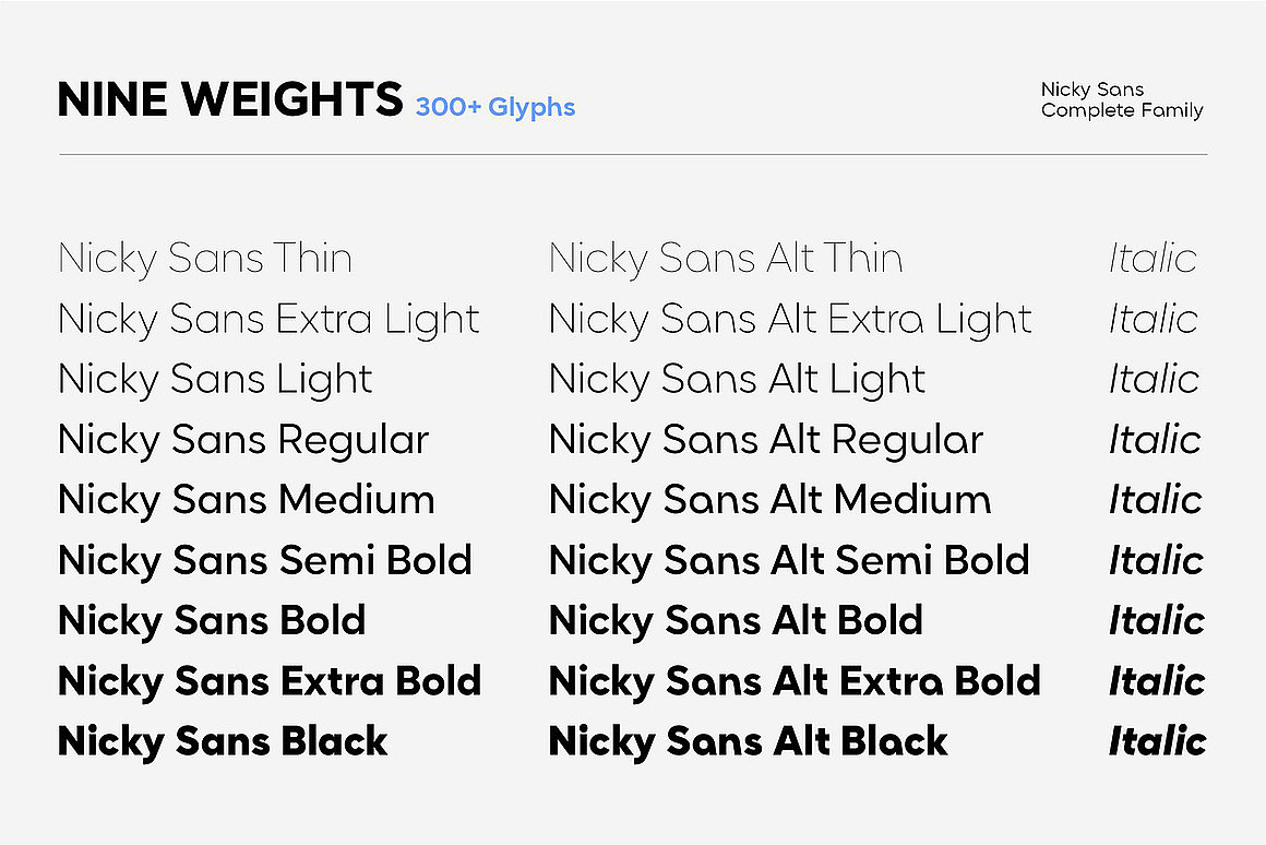 现代简约优雅广告海报封面标题排版无衬线英文字体家族（图ZMzg1OTM0Mjky） - 字体/字形 - 站酷设计师最西文集原创素材 - 站酷ZCOOL