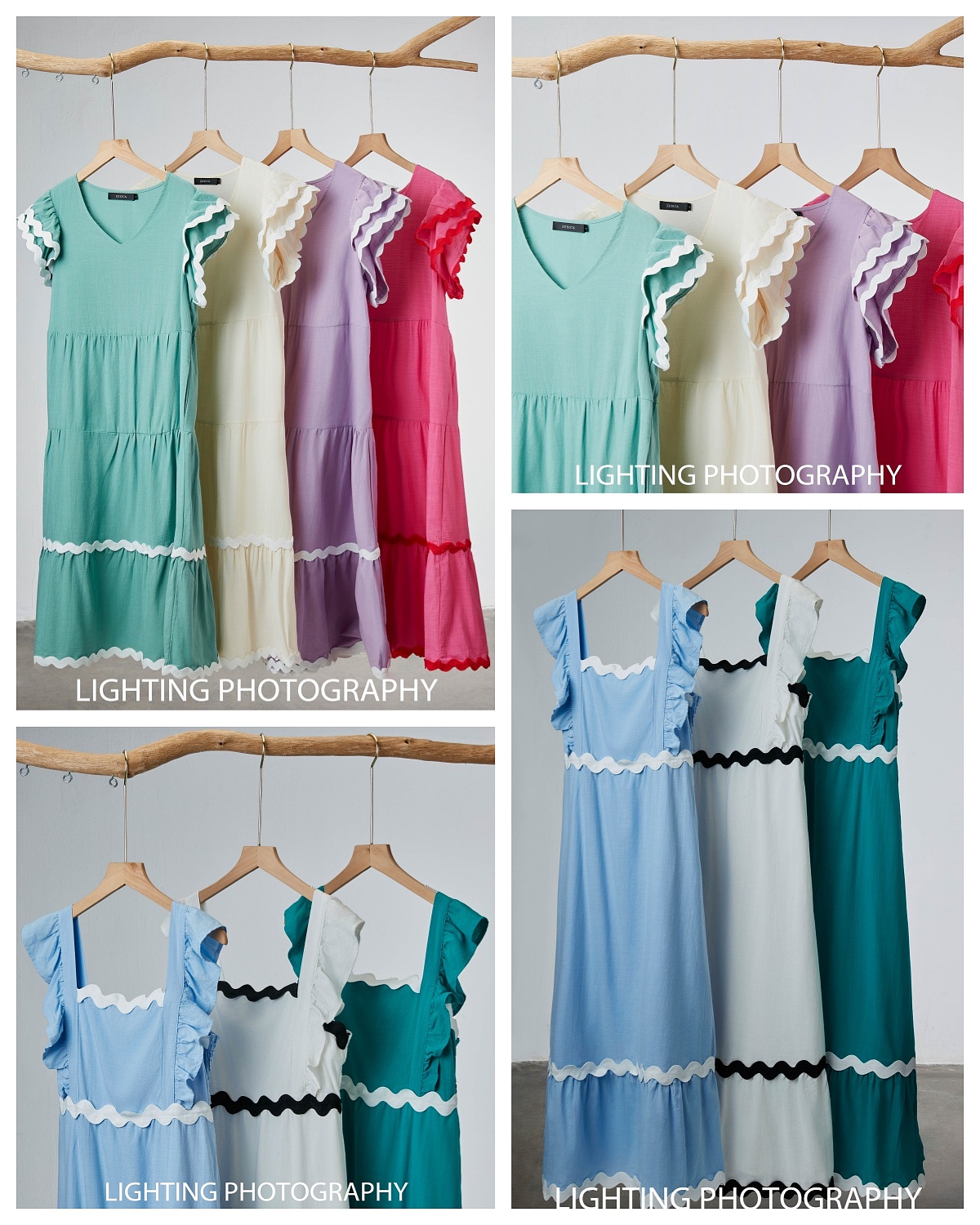 分享连衣裙服装静物拍摄作品合集